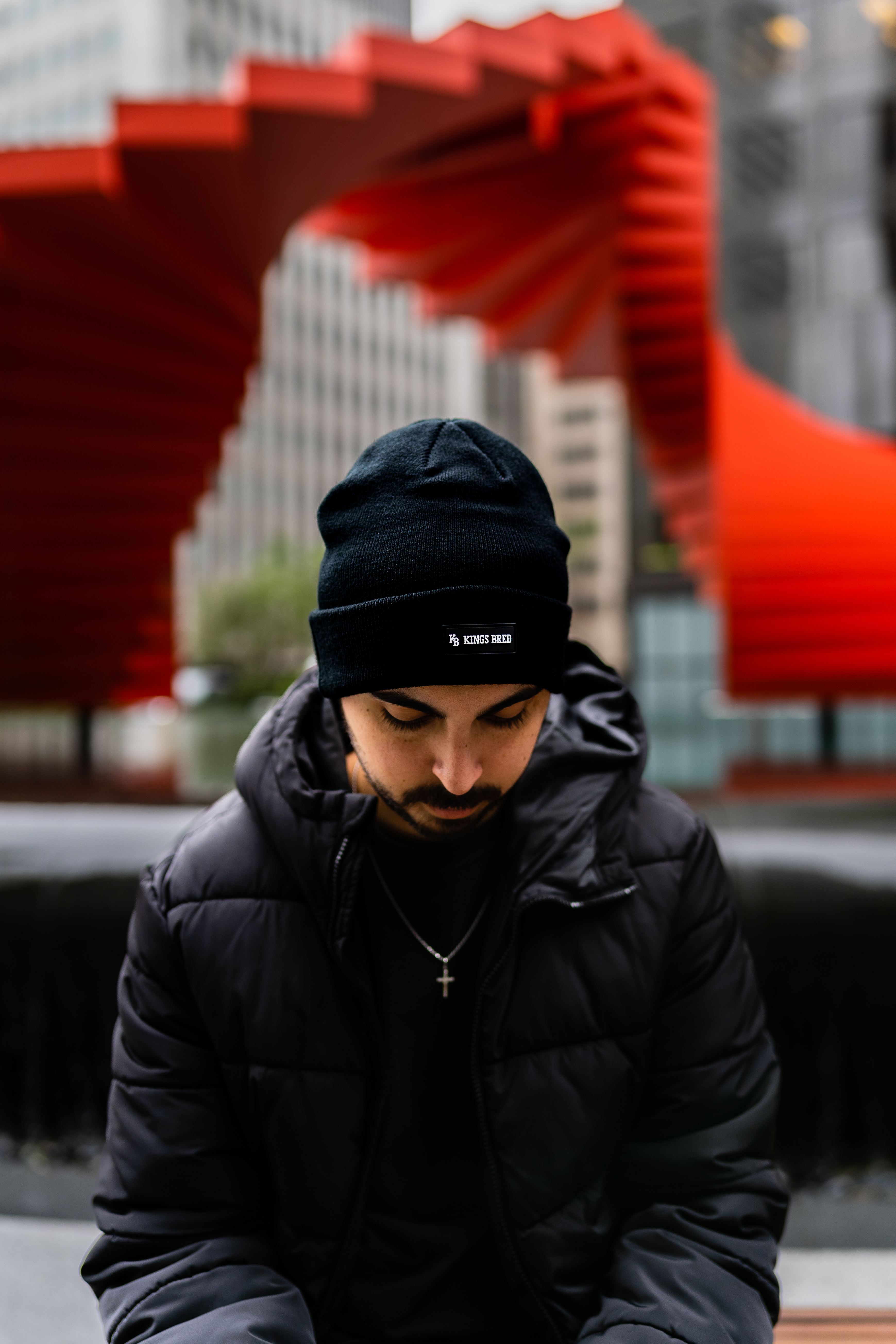 The KB - Knit Cuffed Beanie [Black]